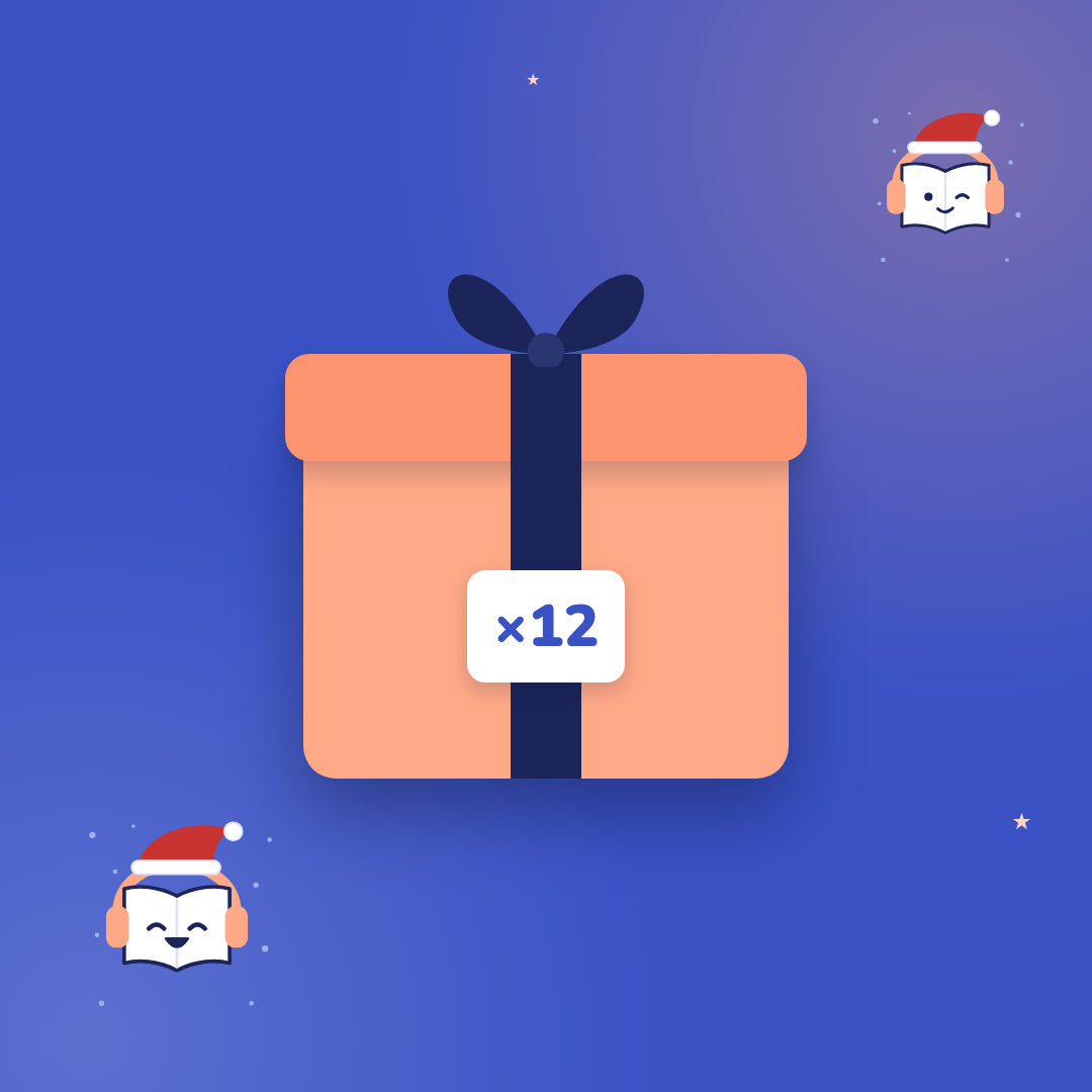 Christmas gift box: 6 months of adventures